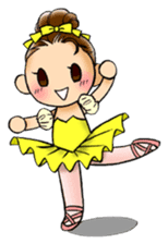 A ballerina's life sticker #229330