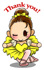 A ballerina's life sticker #229331