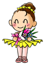 A ballerina's life sticker #229332