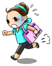 A ballerina's life sticker #229334