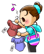 A ballerina's life sticker #229335