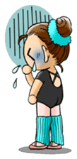 A ballerina's life sticker #229339