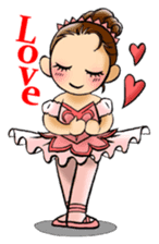 A ballerina's life sticker #229344