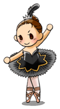A ballerina's life sticker #229350
