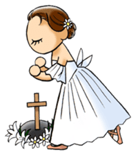 A ballerina's life sticker #229352