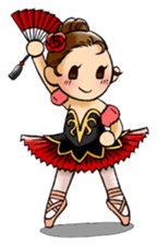 A ballerina's life sticker #229355