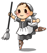 A ballerina's life sticker #229356