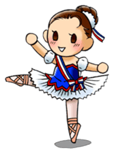 A ballerina's life sticker #229358