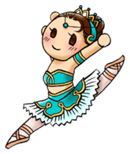 A ballerina's life sticker #229359