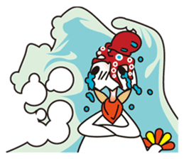 Enigmatic creatures sticker #230220