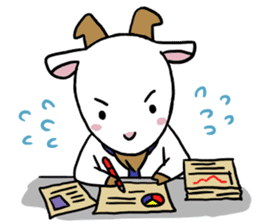 Little goat, May & Rio sticker #230523