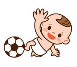 Baby Adzuki-chan cute and funny. sticker #230571