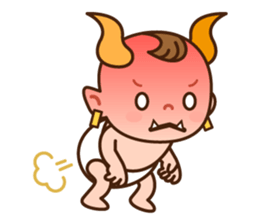 Baby Adzuki-chan cute and funny. sticker #230592