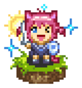 Pixel Art Land sticker #231051