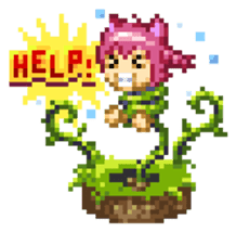 Pixel Art Land sticker #231054