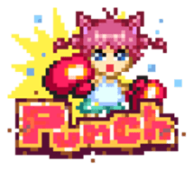 Pixel Art Land sticker #231055