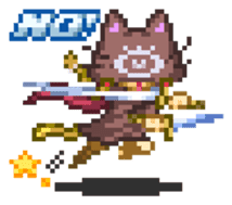 Pixel Art Land sticker #231063