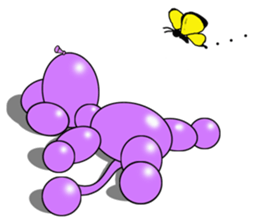 Balloon Dog "COCO" ver.2 sticker #231275