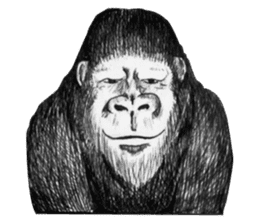 Gorilla sticker #231362