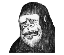 Gorilla sticker #231364