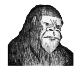 Gorilla sticker #231365