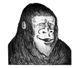 Gorilla sticker #231367