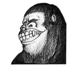 Gorilla sticker #231369