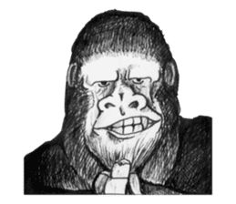 Gorilla sticker #231372