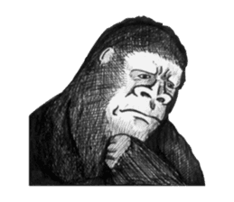 Gorilla sticker #231373