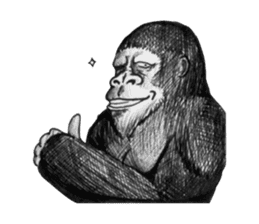 Gorilla sticker #231374