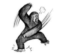 Gorilla sticker #231389