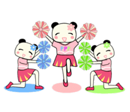 Pandakochan and two friends 2 (Japanese) sticker #231533