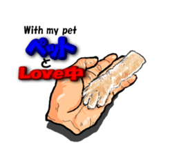 The art of a hand sticker #231656