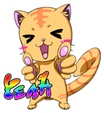 Cat and Upa pretty pleasantly sticker #232162