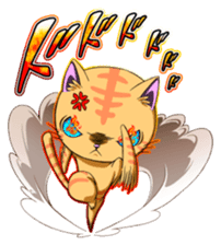 Cat and Upa pretty pleasantly sticker #232168