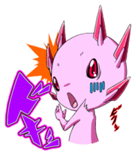 Cat and Upa pretty pleasantly sticker #232196