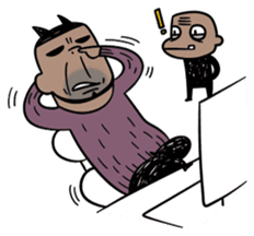 Monster papa(Midlife crisis) sticker #232646