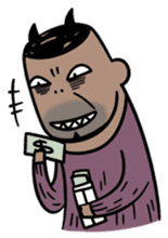 Monster papa(Midlife crisis) sticker #232650