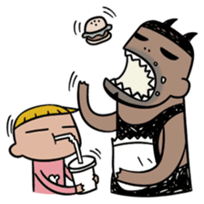 Monster papa(Midlife crisis) sticker #232675