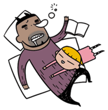 Monster papa(Midlife crisis) sticker #232676