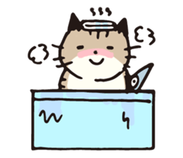 Pouch the cat sticker #233621