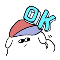 jitto miru usagi sticker #234091