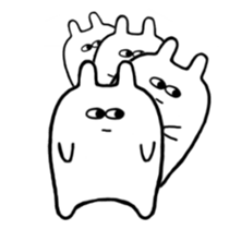 jitto miru usagi sticker #234107