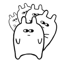 jitto miru usagi sticker #234108