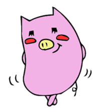 HAPPY PIG sticker #234243