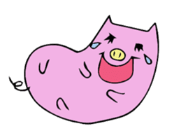 HAPPY PIG sticker #234246
