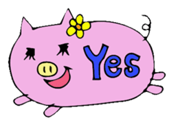 HAPPY PIG sticker #234249