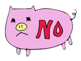 HAPPY PIG sticker #234251