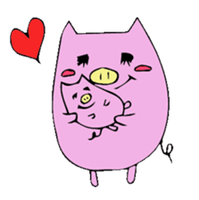 HAPPY PIG sticker #234255