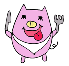 HAPPY PIG sticker #234258